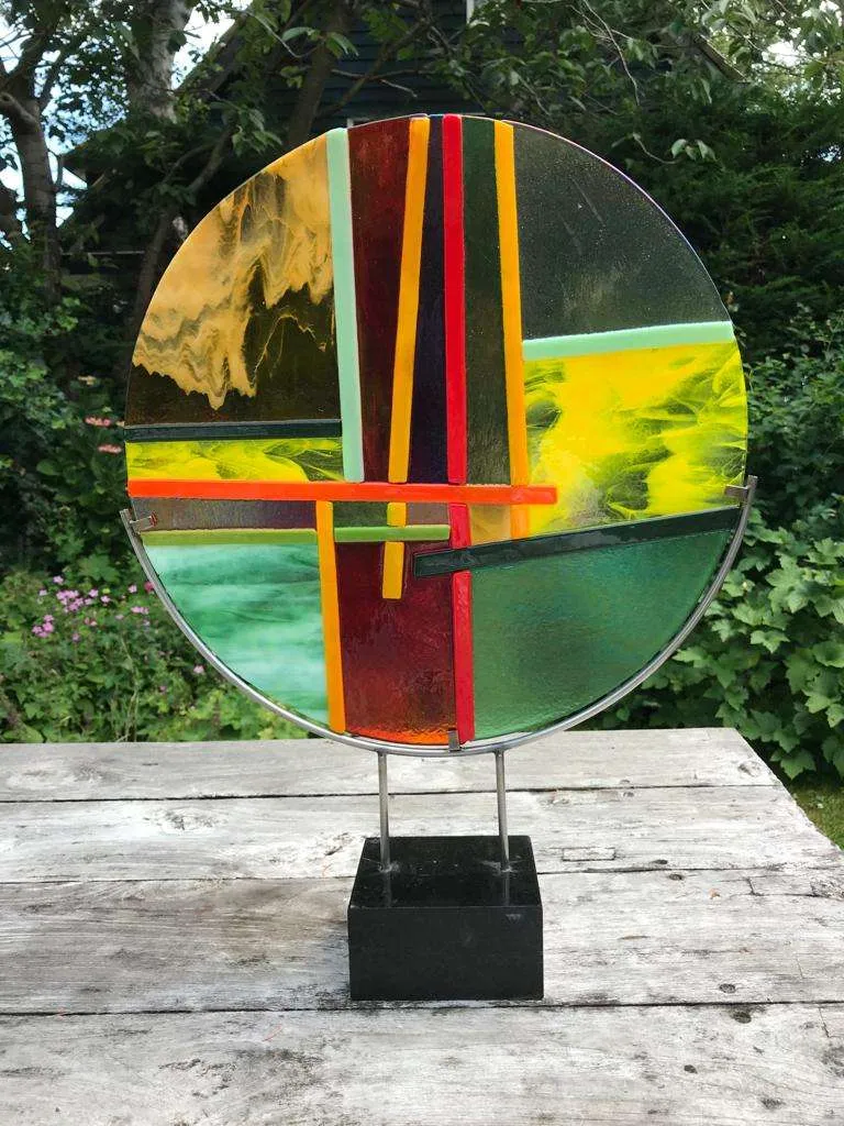 Gekleurd rond abstract