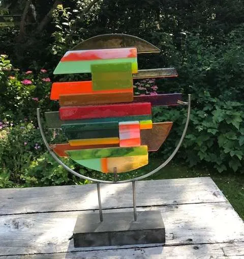 Gekleurd rond